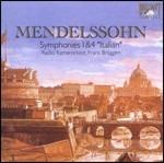 Sinfonie n.1, n.4 - CD Audio di Felix Mendelssohn-Bartholdy