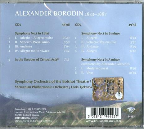 Sinfonie complete - CD Audio di Alexander Borodin - 2