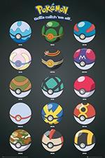 Poster Pokemon. Pokeballs 61x91,5 cm.