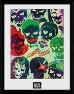 Stampa In Cornice 30x40 cm. Suicide Squad. Skulls