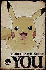 Poster Pokemon. Pikachu Needs You 61x91,5 cm.