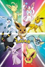 Poster Pokemon. Eevee Evolution 61x91,5 cm.