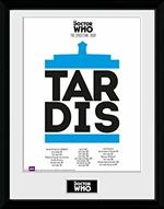 Stampa In Cornice 30x40 cm. Doctor Who. Spacetime Tour Tardis