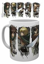 Attack On Titan Season 2 Character Montage tazza ceramica