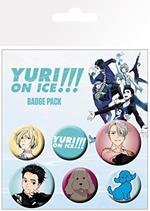 Badge Pack Yuri On Ice. Mix