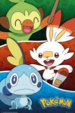 Pokemon - Galar Starters. Maxi Poster 61x91.5cm