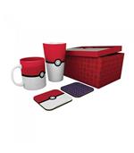 Pokémon Gift Box - Bicchiere Glass XXL + Mug Tazza + 2 Coasters Sottobicchieri 