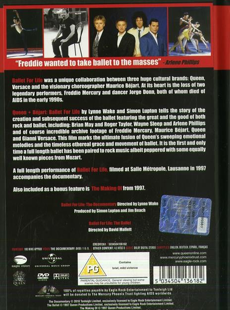 Ballet for Life (Deluxe Edition) (DVD) - DVD di Queen - 2