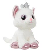 Aurora World: Sparkle Tales - Duchess White Cat W/Crown 7In/18Cm