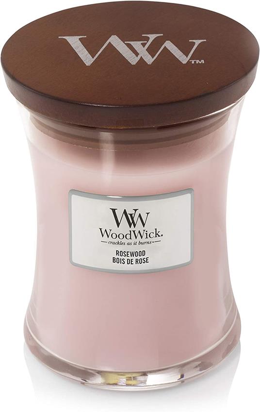 Woodwick Candela Clessidra Media Medium Jar White Honey Profumazione Casa  Interni - Woodwick - Idee regalo