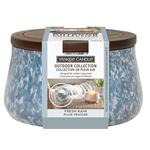 Yankee Candle Fresh Rain candela di cera Cilindro Acqua fresca Blu 1 pz