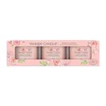 Yankee Candle Confezione Regalo Con 3 Candele Votive In Vetro Fresh Cut Roses