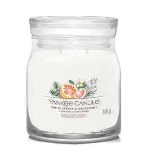 Idee regalo Giara Media Signature White Spruce & Grapefruit Yankee Candle