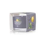 Yankee Candle Black Tea & Lemon candela di cera Rotondo Black tea (leaf), Limone Grigio 1 pz