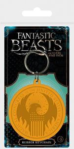 Fantastic Beasts. Macusa Logo Rubber Keyring