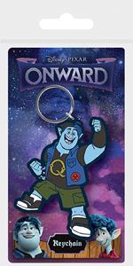 Portachiavi. Disney: Onward Barley -Rubber Keychain-