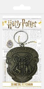 Portachiavi in metallo con stemma di Harry Potter Hogwarts