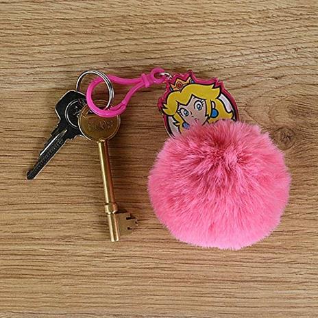 Portachiavi Nintendo: Super Mario. Princess Peach Pom Pom Keychain - 2