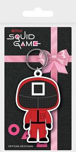 Squid Game: Square Guard Rubber Keychains (Portachiavi)