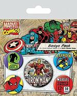 Badge Pack Marvel Retro. Iron Man