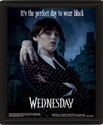 Wednesday 3D Lenticular Framed Poster Perfect Day 26 X 20 Cm Pyramid International