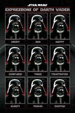 Poster Maxi 61x91,5 Cm Star Wars. Expressions Of Darth Vader