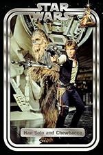 Poster Star Wars Hans And Chewie Retro