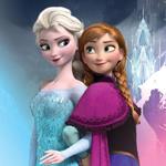 Stampa Su Tela Frozen Elsa & Anna 30X30