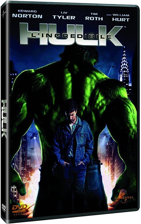 L' incredibile Hulk (1 DVD) - DVD - Film di Louis Leterrier Fantastico |  laFeltrinelli