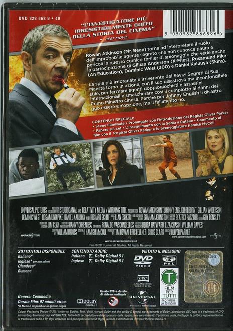 Johnny English. La rinascita di Oliver Parker - DVD - 2