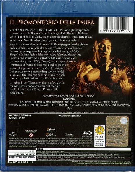 Il promontorio della paura di Jack Lee Thompson - Blu-ray - 2