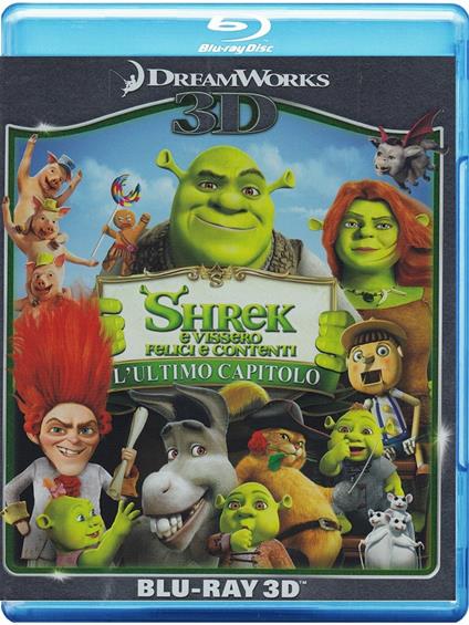 Shrek e vissero felici e contenti 3D (Blu-ray + Blu-ray 3D) di Mike Mitchell