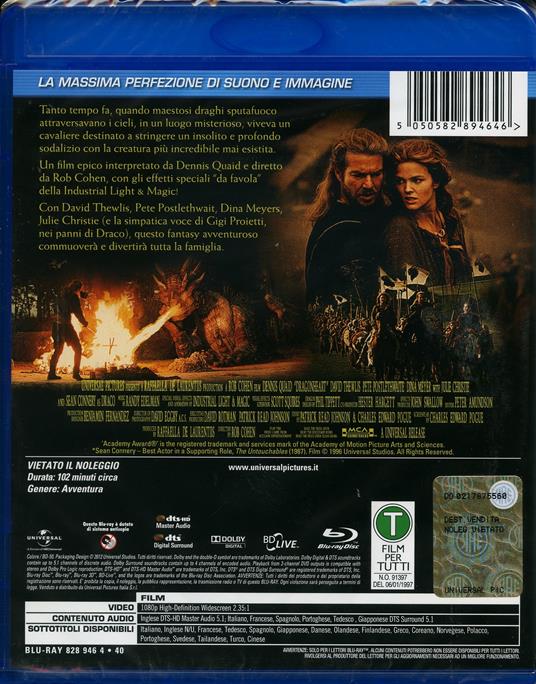 Dragonheart di Rob Cohen - Blu-ray - 2