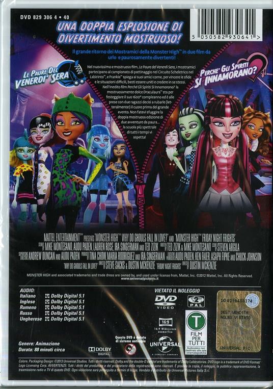 Monster High. Doppio spettacolo - DVD - Film Animazione | laFeltrinelli