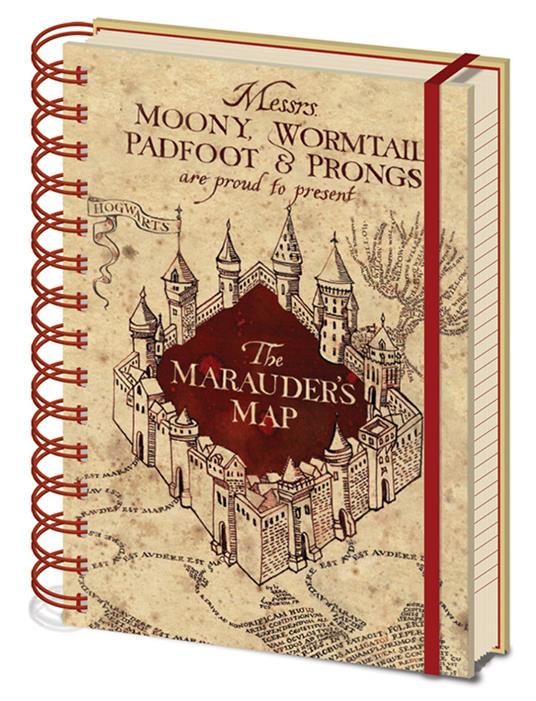 Quaderno A5 Harry Potter (The Marauders Map) - Pyramid - Cartoleria e  scuola | laFeltrinelli