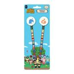 Nintendo: Animal Crossing - Villager Squares Pencils & Toppers Set Matite