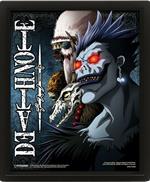 3D Lenticular Poster In Cornice 23,5x28,5cm Death Note. Shinigami