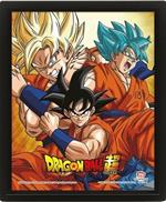 3D Lenticular Poster 25x20 Cm. Dragon Ball Super: Pyramid - Friends Or Rivals