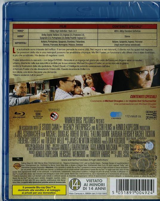 Un giorno di ordinaria follia di Joel Schumacher - Blu-ray - 2