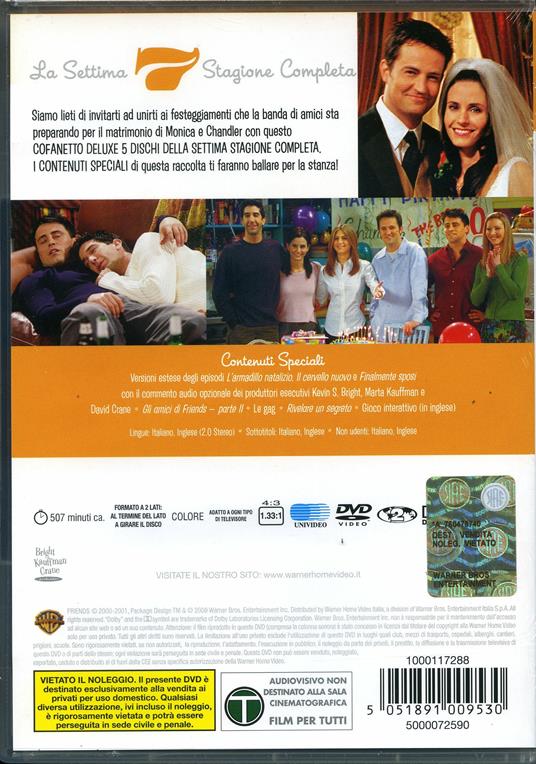 Friends. Stagione 7 (5 DVD) - DVD - Film Commedia | laFeltrinelli