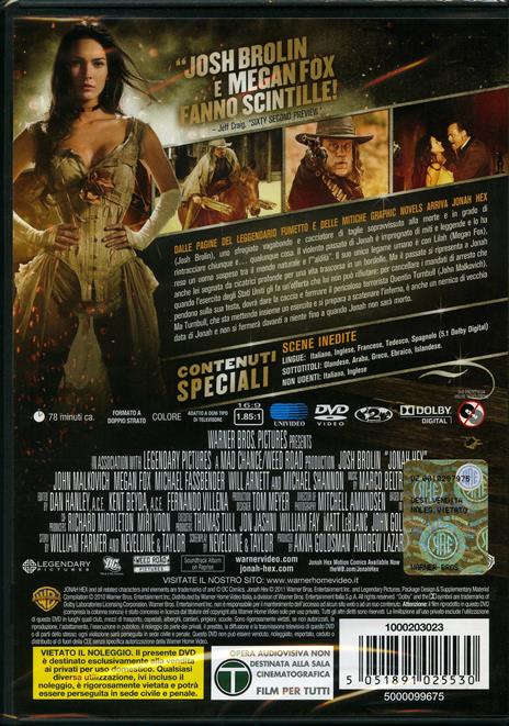 Jonah Hex di Jimmy Hayward - DVD - 2