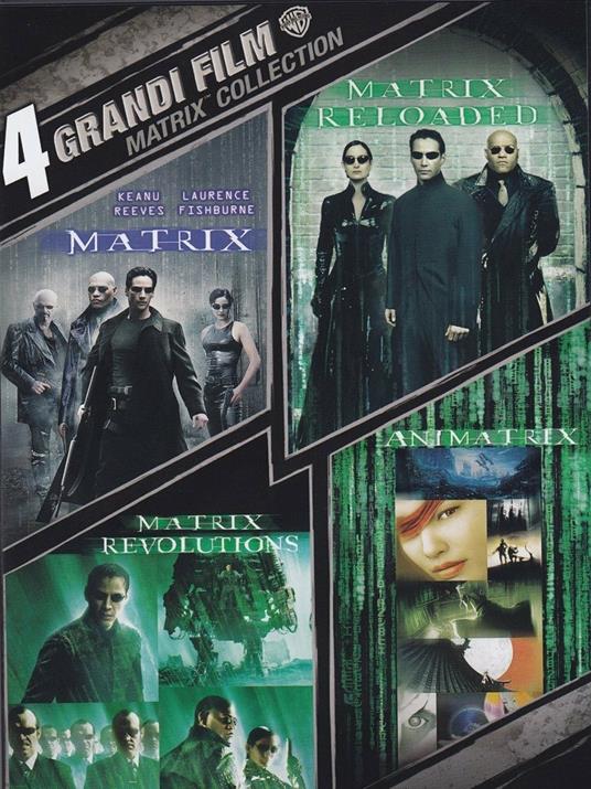 4 grandi film. Matrix Collection (4 DVD) di Peter Chung,Andy Jones,Yoshiaki Kawajiri,Takeshi Koike,Mahiro Maeda,Andy Wachowski,Larry Wachowski