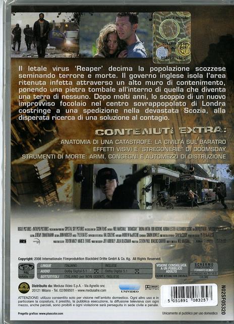 Doomsday. Il giorno del giudizio di Neil Marshall - DVD - 2