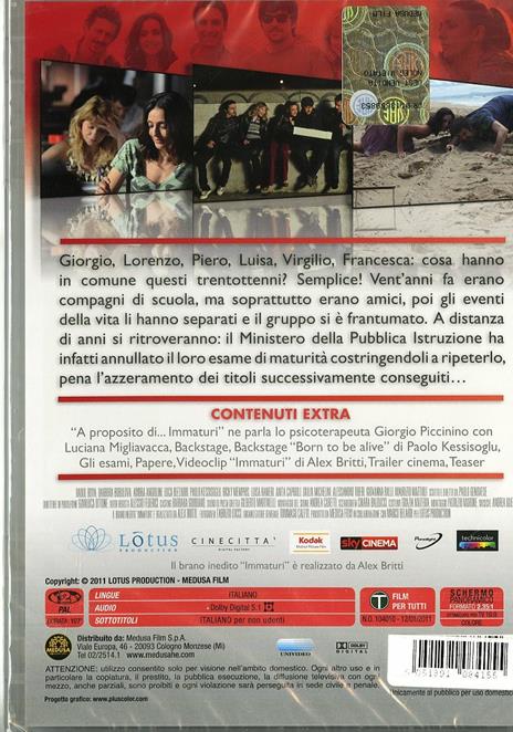 Immaturi - DVD - Film di Paolo Genovese Commedia | laFeltrinelli