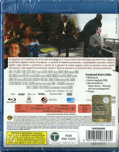 Quasi amici. Intouchables di Eric Toledano,Olivier Nakache - Blu-ray - 2