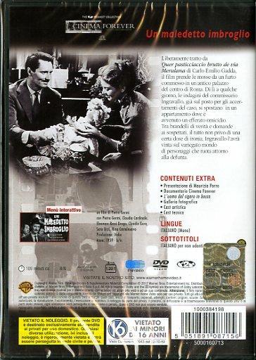 Un maledetto imbroglio - DVD - Film di Pietro Germi Giallo | Feltrinelli