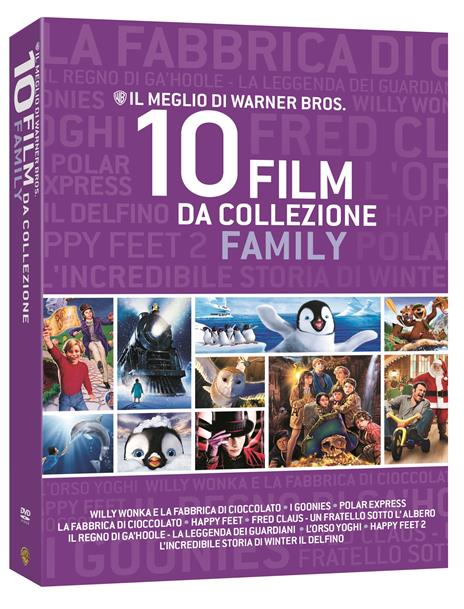 10 film da collezione. Family (10 DVD) di Eric Brevig,Tim Burton,David Dobkin,Richard Donner,George Miller,Charles Martin Smith,Zack Snyder,Mel Stuart,Robert Zemeckis - 2