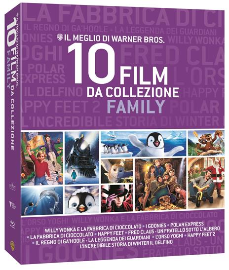 10 film da collezione. Family (Blu-ray) di Eric Brevig,Tim Burton,David Dobkin,Richard Donner,George Miller,Charles Martin Smith,Zack Snyder,Mel Stuart,Robert Zemeckis - 3