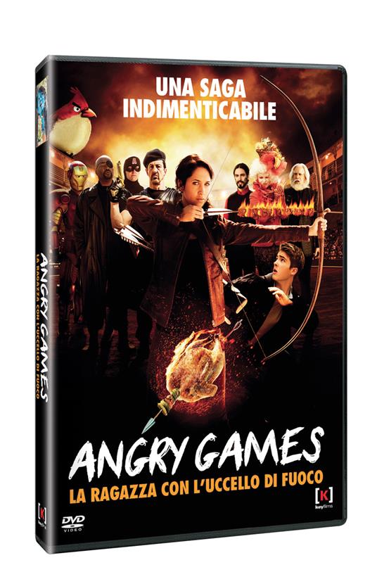 Angry Games. La ragazza con l'uccello di fuoco di Jason Friedberg,Aaron Seltzer - DVD