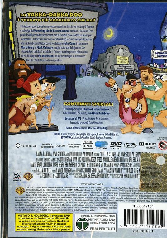 I Flintstones & WWE. Botte da orbi di Spike Brandt,Tony Cervone - DVD - 2